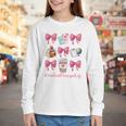 Cute Coquette Bows Assistant Principal Life Back To School Youth Long Sleeve Tee Cute Coquette Bows Assistant Principal Life Back To School Youth Long Sleeve Tee