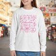 Educator Love Inspire Teach Pink Bow Back To School Youth Long Sleeve Tee Educator Love Inspire Teach Pink Bow Back To School Youth Long Sleeve Tee