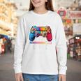 Game Over Back To School Shirt Kids First Day School Youth Long Sleeve Tee