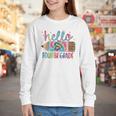 Hello Fourth Grade Tie Dye Pencil Back To School 4th Grade Youth Long Sleeve Tee Hello Fourth Grade Tie Dye Pencil Back To School 4th Grade Youth Long Sleeve Tee