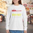 Hit Hard Run Fast Turn Left Baseball Quote Fan Coach Premium Tri-Blend Youth Long Sleeve Tee Hit Hard Run Fast Turn Left Baseball Quote Fan Coach Premium Tri-Blend Youth Long Sleeve Tee