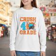 I'm Ready To Crush 4th Grade Hockey Kids Back To School Premium Tri-Blend Youth Long Sleeve Tee I'm Ready To Crush 4th Grade Hockey Kids Back To School Premium Tri-Blend Youth Long Sleeve Tee