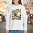 I'm Ready To Dig Kindergarten Back To School Excavator Youth Long Sleeve Tee