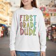 Kids First Day Of First Grade Dude 1st Grade Back To School Boys Youth Long Sleeve Tee Kids First Day Of First Grade Dude 1st Grade Back To School Boys Youth Long Sleeve Tee