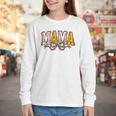 Leopard Baseball Softball Mama Bow Softball Baseball Mom Youth Long Sleeve Tee Leopard Baseball Softball Mama Bow Softball Baseball Mom Youth Long Sleeve Tee