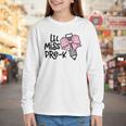 LiL Miss Pre-K Cute Back To School Pink Y2k Coquette Bow Youth Long Sleeve Tee LiL Miss Pre-K Cute Back To School Pink Y2k Coquette Bow Youth Long Sleeve Tee