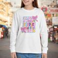 Little Miss Kindergarten Kids Girls Coquette Back To School Youth Long Sleeve Tee Little Miss Kindergarten Kids Girls Coquette Back To School Youth Long Sleeve Tee