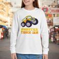 Monster Truck Jam School Bus Yellow Back To School Toddlers Youth Long Sleeve Tee Monster Truck Jam School Bus Yellow Back To School Toddlers Youth Long Sleeve Tee