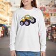 Monster Truck School Bus Yellow Back To School Kids Toddler Youth Long Sleeve Tee Monster Truck School Bus Yellow Back To School Kids Toddler Youth Long Sleeve Tee