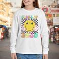Retro Class Of 2039 Grow With Me Back To School Kindergarten Youth Long Sleeve Tee