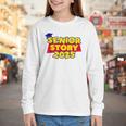Senior 2025 Story Class Of 2025 Back To School 2025 Grad 25 Youth Long Sleeve Tee