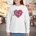 Valentine's Day Baseball Heart Softball Player Sports Lover Youth Long Sleeve Tee Valentine's Day Baseball Heart Softball Player Sports Lover Youth Long Sleeve Tee