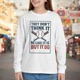 They Don’t Think It Be Like It Is But It Do Baseball Youth Long Sleeve Tee They Don’t Think It Be Like It Is But It Do Baseball Youth Long Sleeve Tee