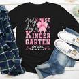 My 1st Day Of Kindergarten 2025 Back To School Girls Youth Long Sleeve Tee