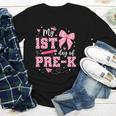 My 1st Day Of Pre-K PreK Pre K 2025 Back To School Girls Youth Long Sleeve Tee
