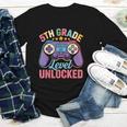 5th Grade Level Unlocked Shirt – Gamer Back To School Youth Long Sleeve Tee
