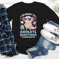Axolotl Questions Kindergarten Back To School Youth Long Sleeve Tee