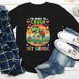Back To School 1St Grade Boys I'm Ready To Crush Dinosaur Youth Long Sleeve Tee Back To School 1St Grade Boys I'm Ready To Crush Dinosaur Youth Long Sleeve Tee