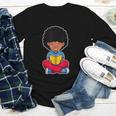 Back To School Afro African American Boy Student Youth Long Sleeve Tee
