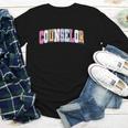Back To School Counselor Preppy Checkered Counselor Life Youth Long Sleeve Tee Back To School Counselor Preppy Checkered Counselor Life Youth Long Sleeve Tee