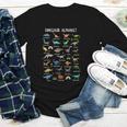 Back To School Types Of Dinosaurs Alphabet Identification Youth Long Sleeve Tee Back To School Types Of Dinosaurs Alphabet Identification Youth Long Sleeve Tee