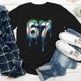 Baseball 67 Six Seven Gen Alpha Meme Blue Drip Boys Youth Long Sleeve Tee Baseball 67 Six Seven Gen Alpha Meme Blue Drip Boys Youth Long Sleeve Tee