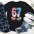 Baseball Ice Cream Drip 67 Hands Six Seven Boys Youth Long Sleeve Tee