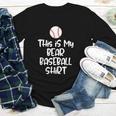 Bear Baseball Shirt For Players Fans And Moms Youth Long Sleeve Tee