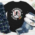 Birthday Baseball Lover 64 Years Old Awesome Since 1962 Youth Long Sleeve Tee