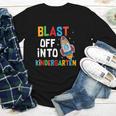 Blast Off Into Kindergarten Back To School Rocket Youth Long Sleeve Tee