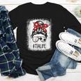 Bleached Tia Life Soccer Messy Bun Baseball Game Day Youth Long Sleeve Tee Bleached Tia Life Soccer Messy Bun Baseball Game Day Youth Long Sleeve Tee