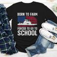 Born To Farm Forced To Go To School Farmer Back To School Youth Long Sleeve Tee Born To Farm Forced To Go To School Farmer Back To School Youth Long Sleeve Tee