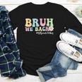 Bruh We Back 1st Grade Vibes Back To School Boys Girls Kids Youth Long Sleeve Tee Bruh We Back 1st Grade Vibes Back To School Boys Girls Kids Youth Long Sleeve Tee