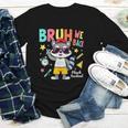 Bruh We Back Raccoon Back To School Youth Long Sleeve Tee Bruh We Back Raccoon Back To School Youth Long Sleeve Tee
