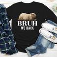Bruh We Back To School Capybara First Day Of School Youth Long Sleeve Tee Bruh We Back To School Capybara First Day Of School Youth Long Sleeve Tee