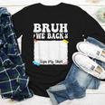 Bruh We Back To School First Day Boys Teens Student Sign My Youth Long Sleeve Tee Bruh We Back To School First Day Boys Teens Student Sign My Youth Long Sleeve Tee