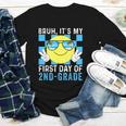 Bruh It's My First Day Of 2nd-Grade Back To School Kids Boys Youth Long Sleeve Tee