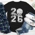 Class Of 2026 Volleyball Senior 2026 Back To School Youth Long Sleeve Tee