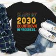 Class Of 2030 Countdown In Progress Fun Back To School Retro Youth Long Sleeve Tee Class Of 2030 Countdown In Progress Fun Back To School Retro Youth Long Sleeve Tee