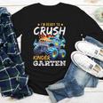 Crush Kindergarten Monster Truck Back To School Boys Youth Long Sleeve Tee Crush Kindergarten Monster Truck Back To School Boys Youth Long Sleeve Tee