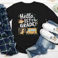 Cute Hello 1st Grade Dinosaur School Back To School Dino Bus Youth Long Sleeve Tee Cute Hello 1st Grade Dinosaur School Back To School Dino Bus Youth Long Sleeve Tee