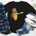 Dabbing Pencil Dancing Back To School First Day Student Boys Youth Long Sleeve Tee