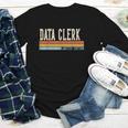 Data Clerk Week Retro Vintage Back To School Day Youth Long Sleeve Tee Data Clerk Week Retro Vintage Back To School Day Youth Long Sleeve Tee