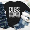 Dibs On The Baseball Coach Wife Girlfriend Youth Long Sleeve Tee