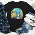 Dinosaur Kids Riding a Bus Back To School Ready To Crush Youth Long Sleeve Tee Dinosaur Kids Riding a Bus Back To School Ready To Crush Youth Long Sleeve Tee