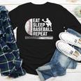 Eat Sleep Baseball Repeat Baseball Player Men Boys Youth Long Sleeve Tee
