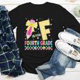 F Is For Fourth Grade Back To School Pencil Bow 4th Grade Youth Long Sleeve Tee F Is For Fourth Grade Back To School Pencil Bow 4th Grade Youth Long Sleeve Tee