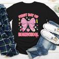 First Day Of Homeschool Coquette Back To School Girls Youth Long Sleeve Tee First Day Of Homeschool Coquette Back To School Girls Youth Long Sleeve Tee