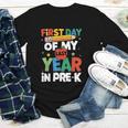 First Day Of My Last Year In Pre-k Back To School Youth Long Sleeve Tee First Day Of My Last Year In Pre-k Back To School Youth Long Sleeve Tee