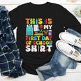 First Day Of School Shirt Boys Girls Back To School Youth Long Sleeve Tee